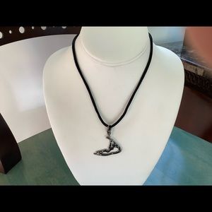 SS/DI  Nantucket Island Pendant/Necklace